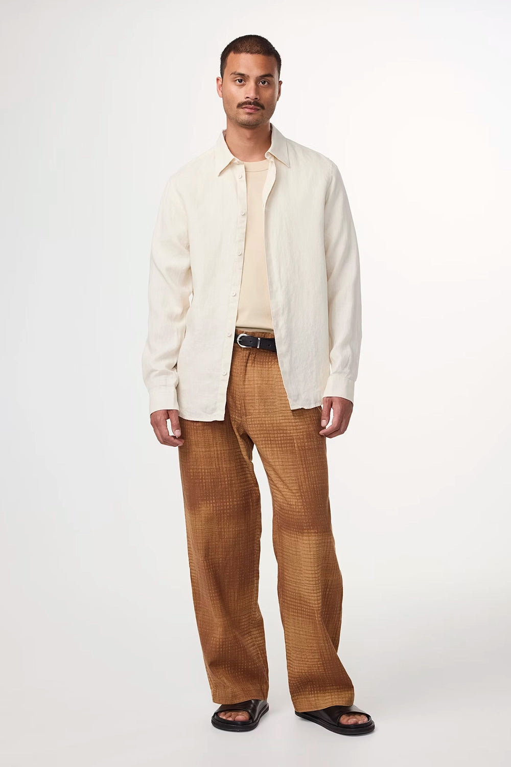 NN07 ENZO 100% SOFT FEEL LINEN L/S SHIRT 5708