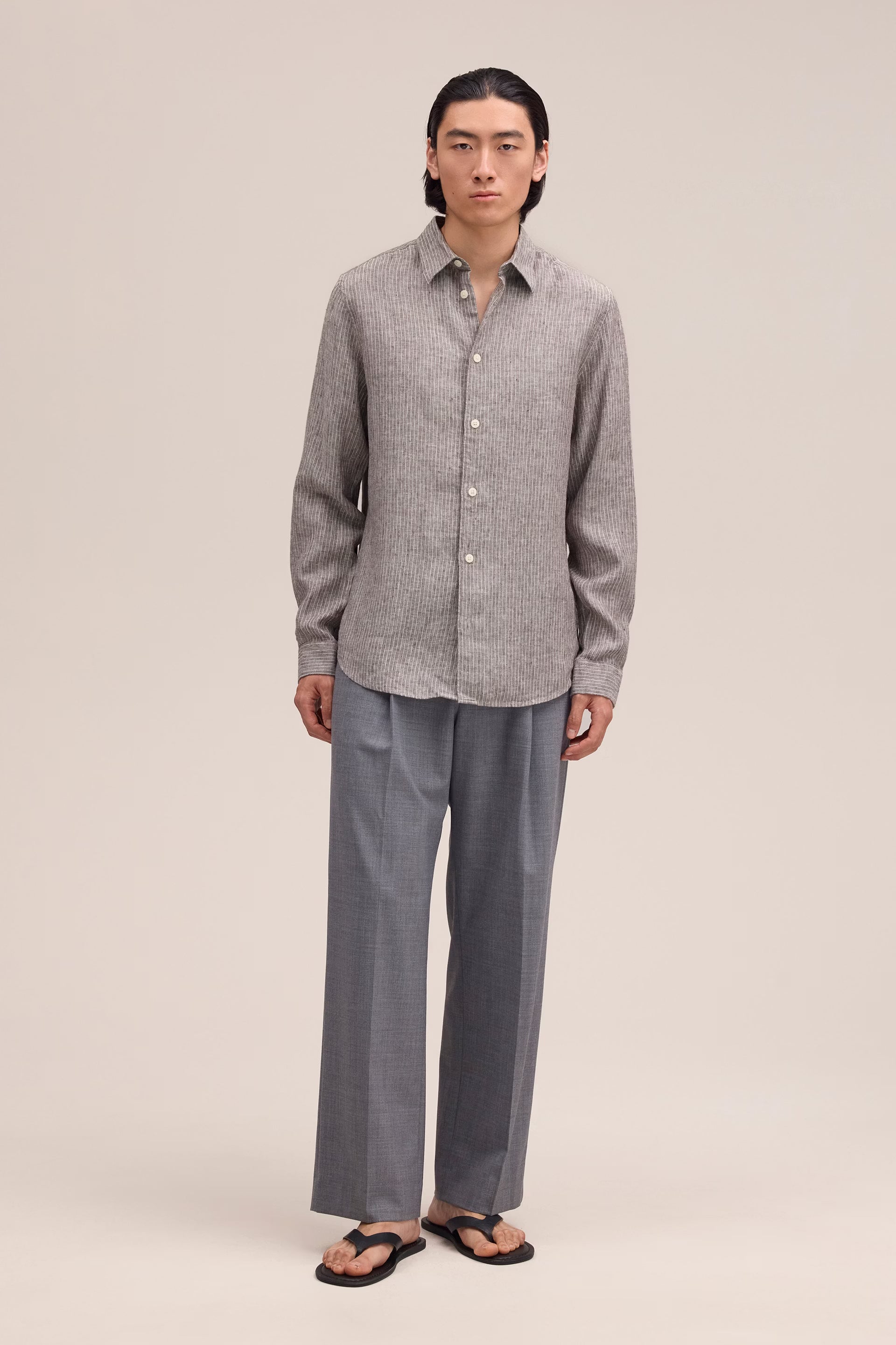 NN07 ENZO 100% LINEN L/S SHIRT 5728