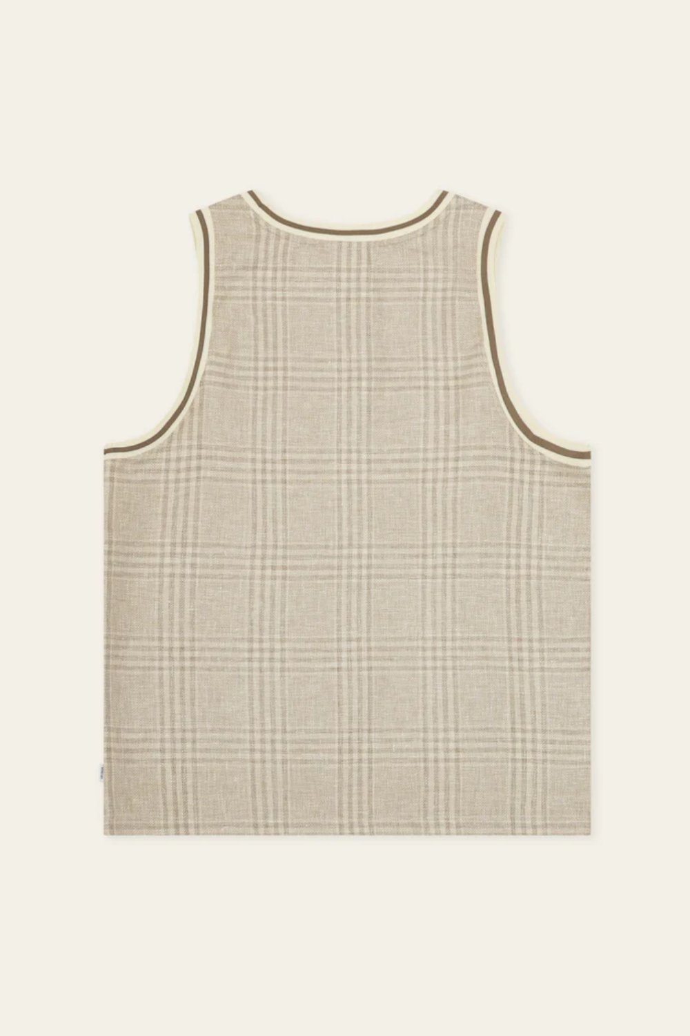 LES DEUX WOVEN CHECK TANK TOP 1001919
