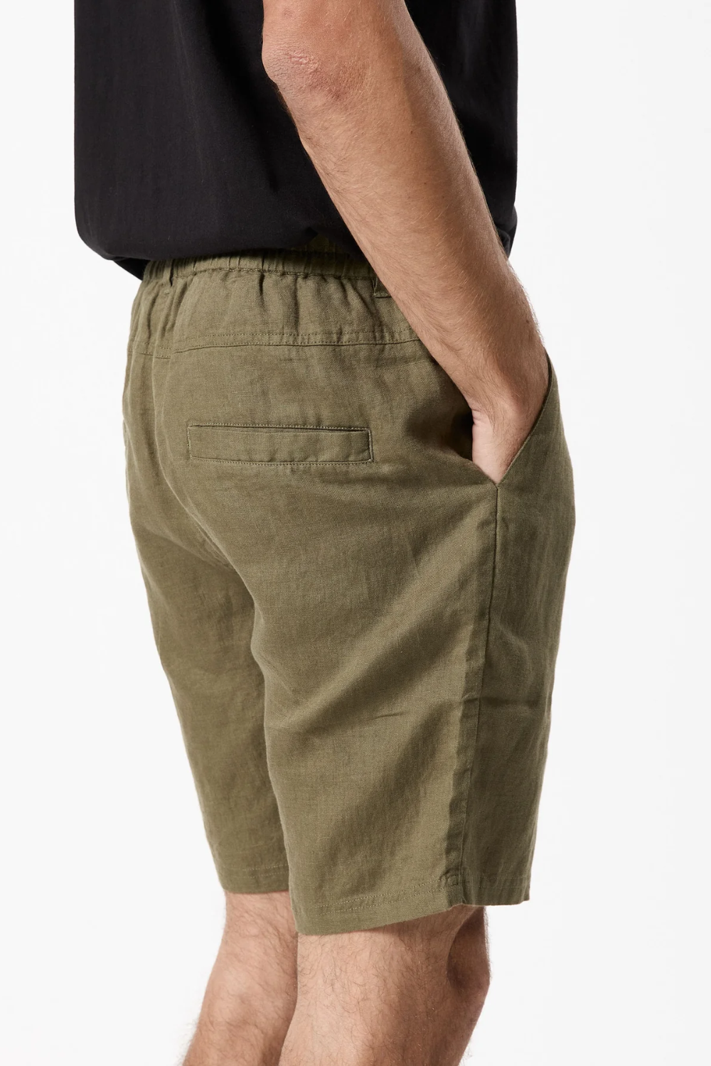 MR SIMPLE TANNER 3.0 LINEN SHORTS M104309