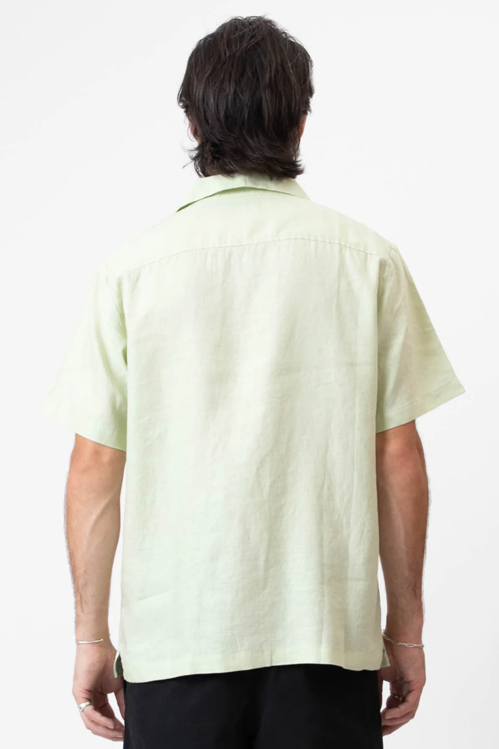 MR SIMPLE ROVER EMB S/S LINEN SHIRT M043143