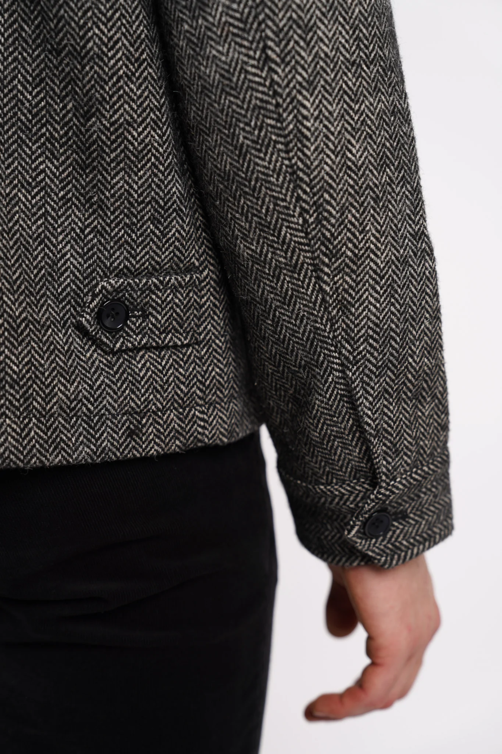 JAMES HARPER HERRINGBONE ZIP JACKET JHJ155