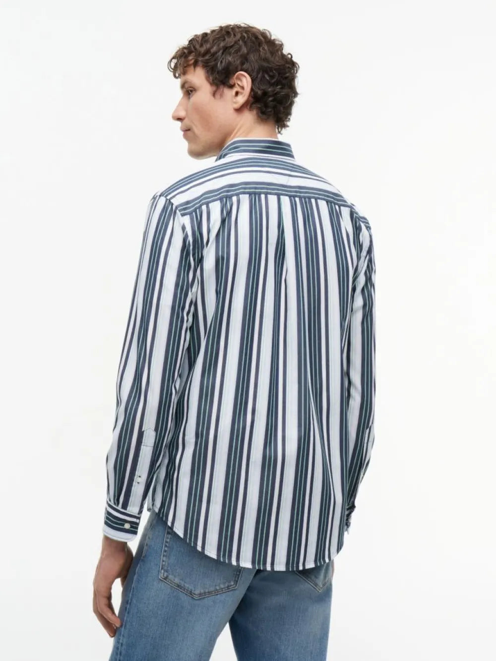 TOMMY HILFIGER POP MULTI STRIPE L/S SHIRT MW0MW43351