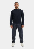 DSTREZZED LEONES WAFFLE COTTON CREW NECK 404940