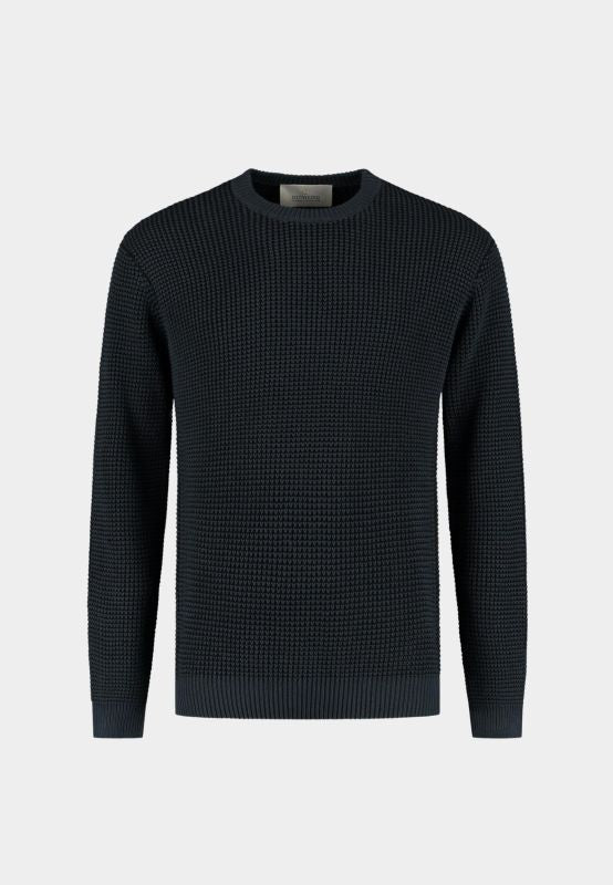 DSTREZZED LEONES WAFFLE COTTON CREW NECK 404940