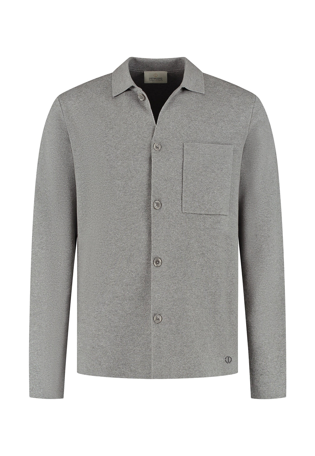 DSTREZZED CHEV KNITTED OVERSHIRT 405924