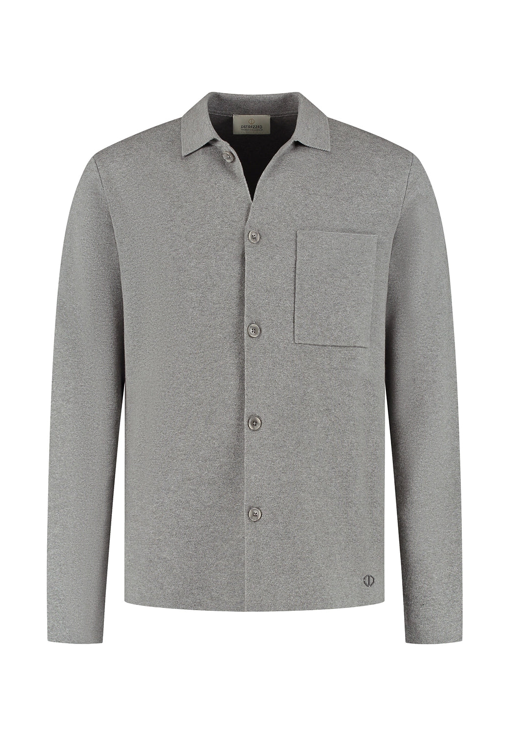 DSTREZZED CHEV KNITTED OVERSHIRT 405924
