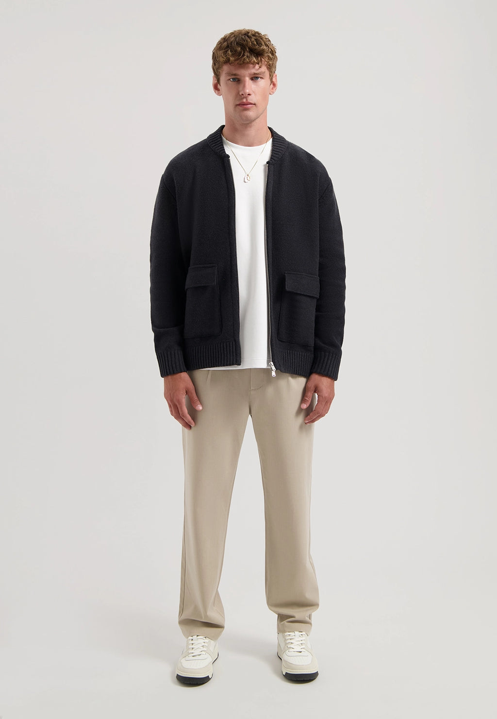 DSTREZZED BODEN KNITTED JACKET 405926