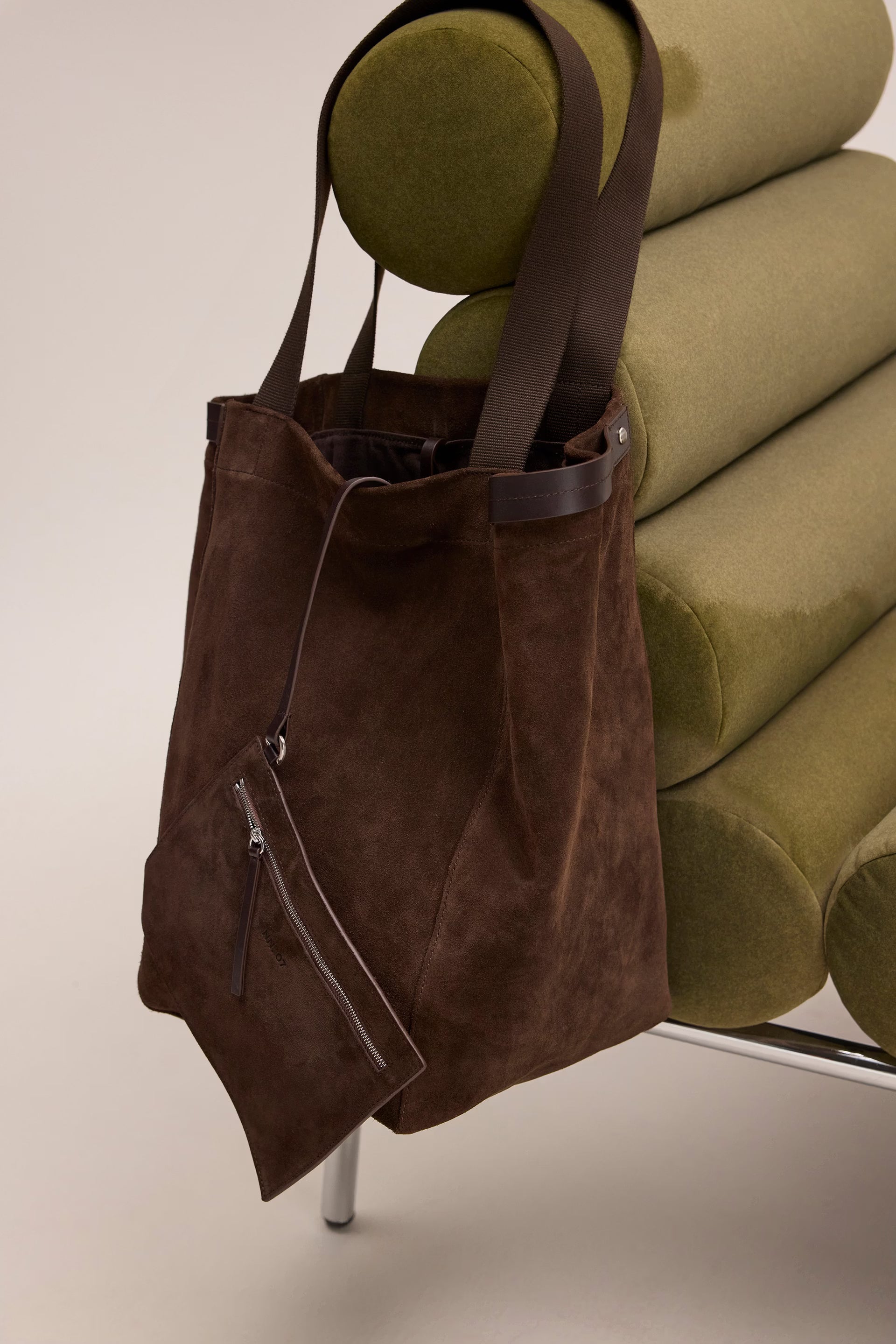 NN07 GRIP LEATHER SUEDE TOTE 90025