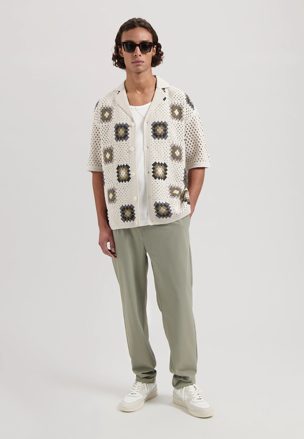Lonell Dstrezzed Lonell Crochet Vest – 421000 | Hartfords Menswear