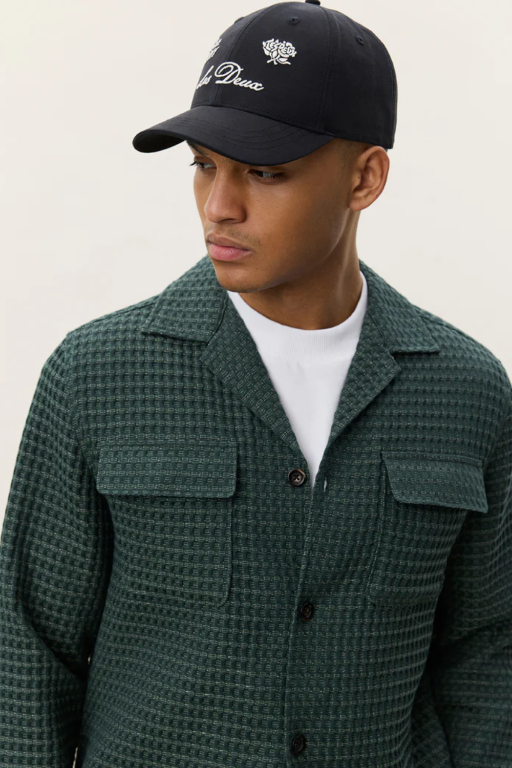 LES DEUX CHECK SEERSUCKER OVERSHIRT 1002094