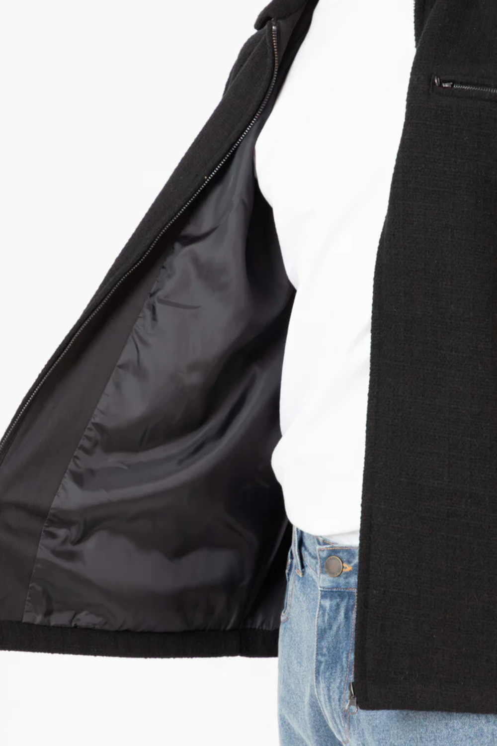 MR SIMPLE HUDSON CROSSHATCH ZIP JACKET M094002