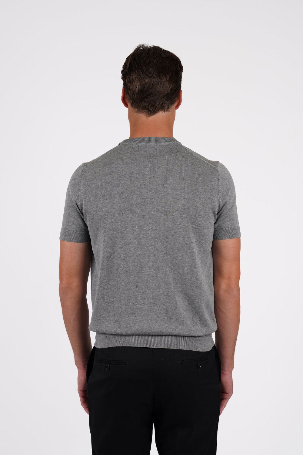 HARDY AMIES COTTON SILK S/S KNITWEAR TSHIRT