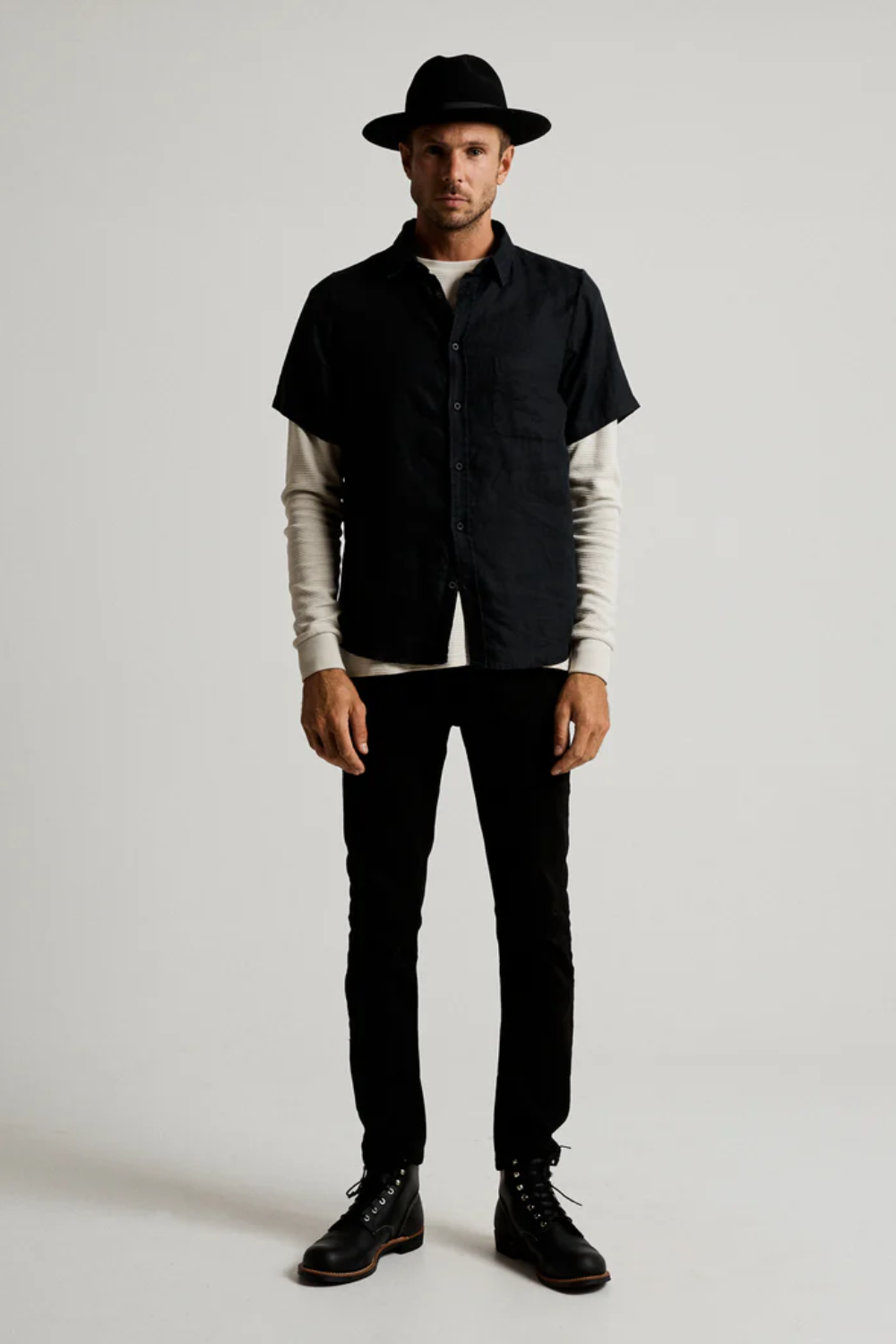 MR SIMPLE SMITH L/S WAFFLE TSHIRT M033210