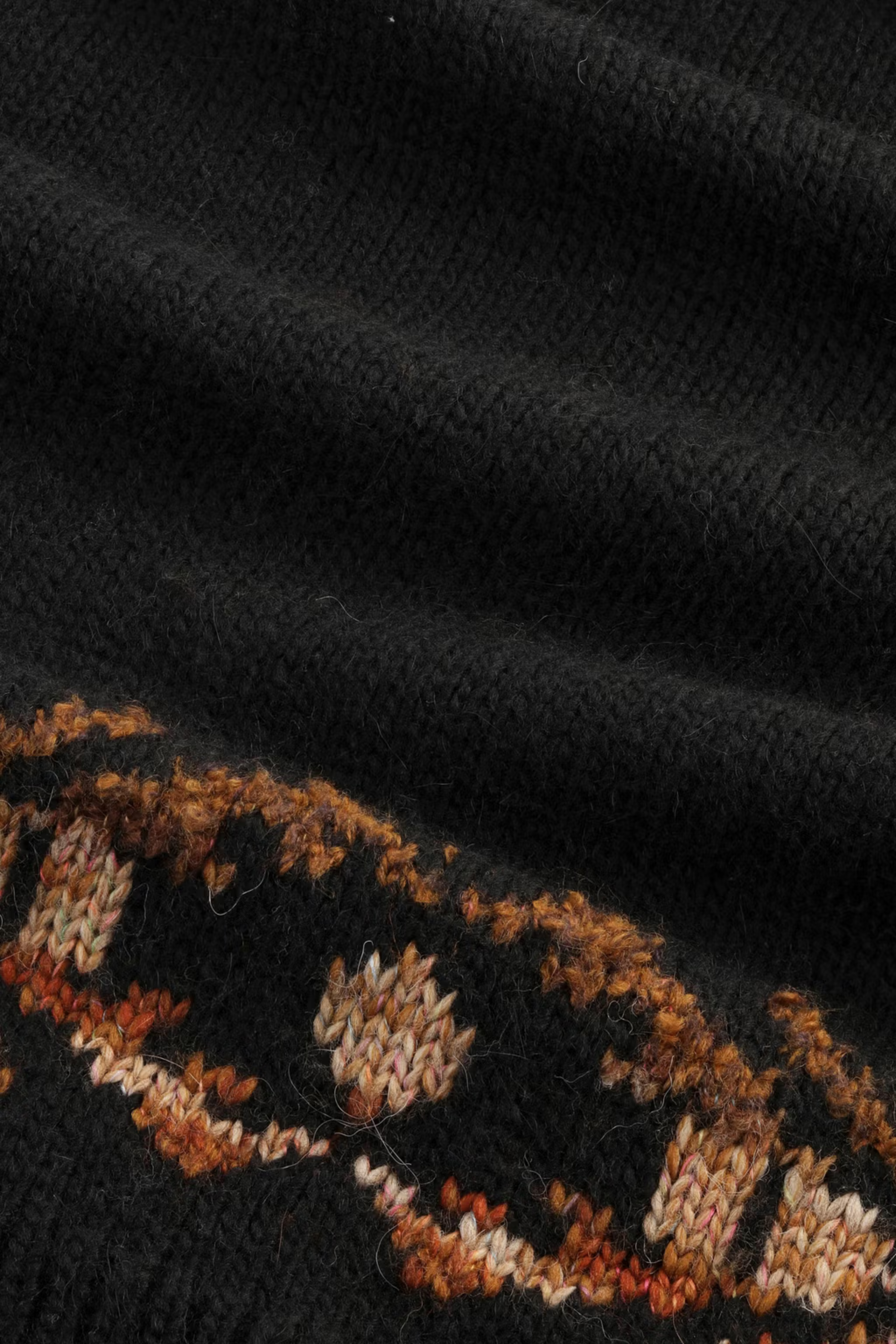 NN07 EMIL 60032 WOOL ALPACA MIX CHUNKY CREW KNIT