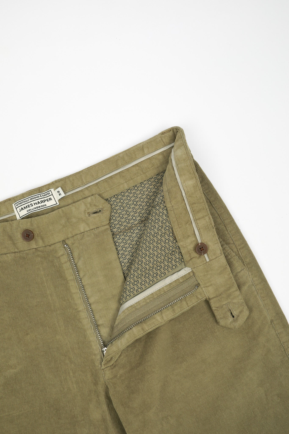 JAMES HARPER STRETCH FINE CORDUROY CHINO JHTR60