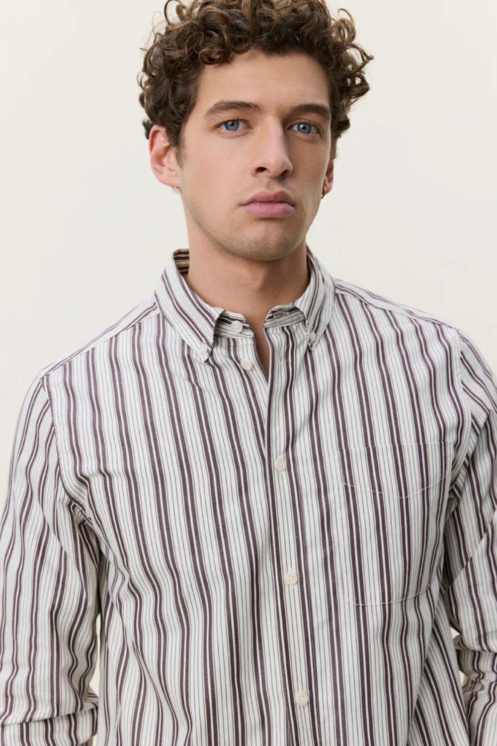 LES DEUX STRIPE POPLIN L/S SHIRT 1001827