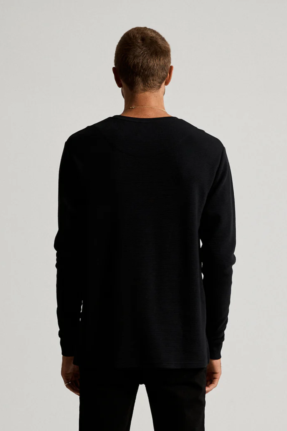 MR SIMPLE SMITH L/S WAFFLE TSHIRT M033211