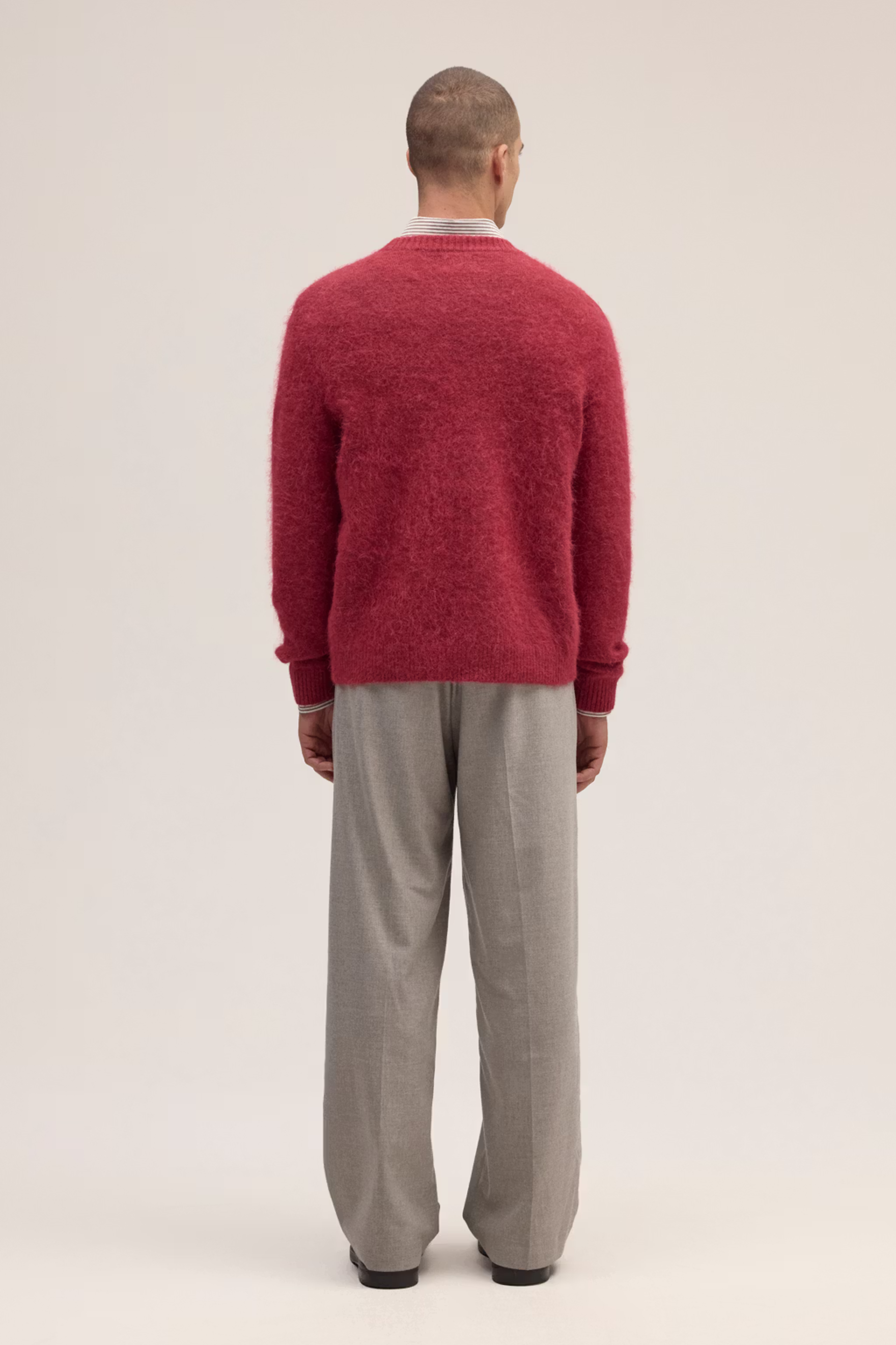 NN07 RUSSELL LUXURY ALPACA MIX CREW KNIT