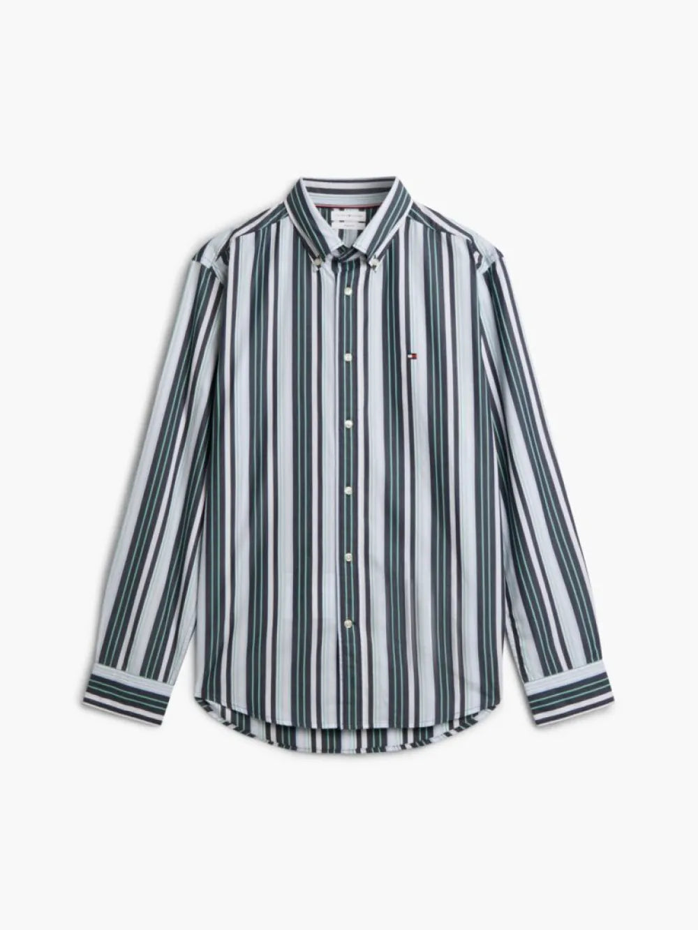TOMMY HILFIGER POP MULTI STRIPE L/S SHIRT MW0MW43351