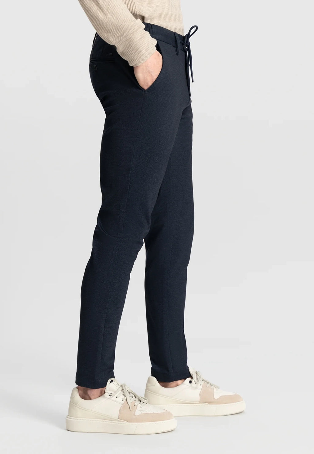 DSTREZZED LANCASTER PATTERN STRETCH JERSEY COMFORT JOGGER CHINO 501704