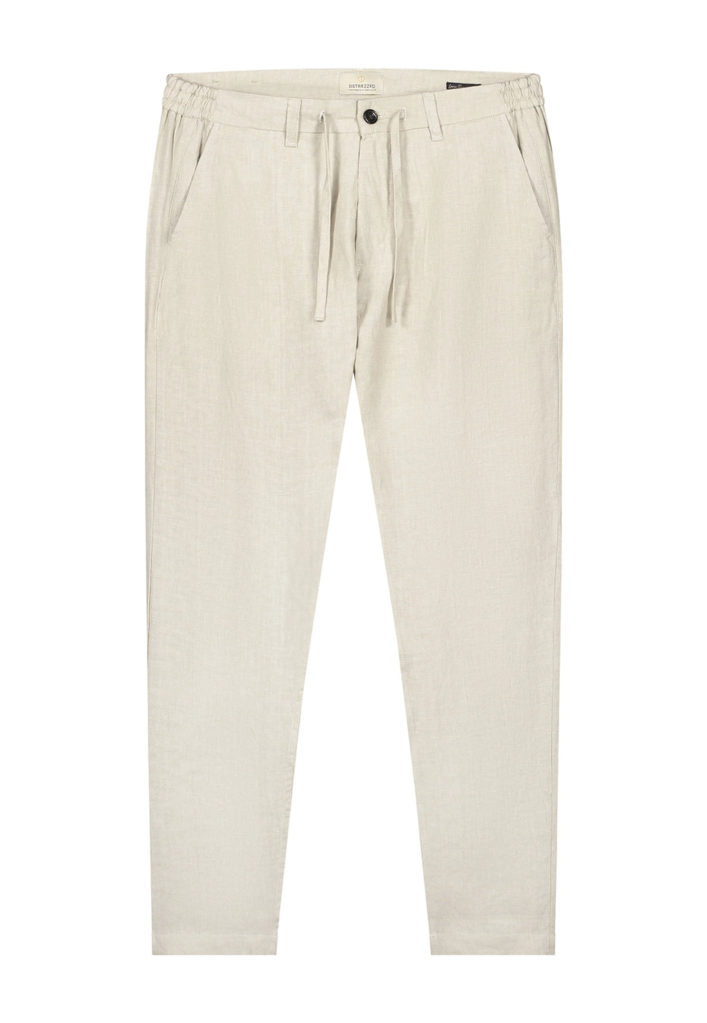 DSTREZZED JAMES 100% LINEN LOOSE TAPERED BEACH PANTS 501822