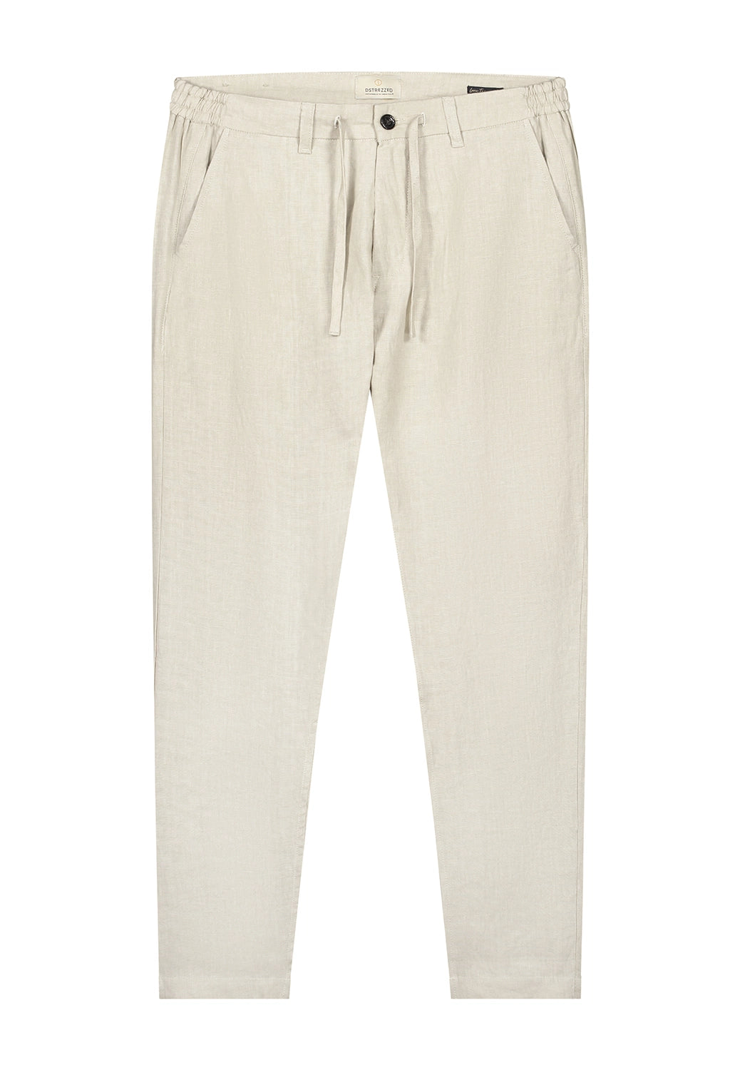 DSTREZZED JAMES 100% LINEN LOOSE TAPERED BEACH PANTS 501822