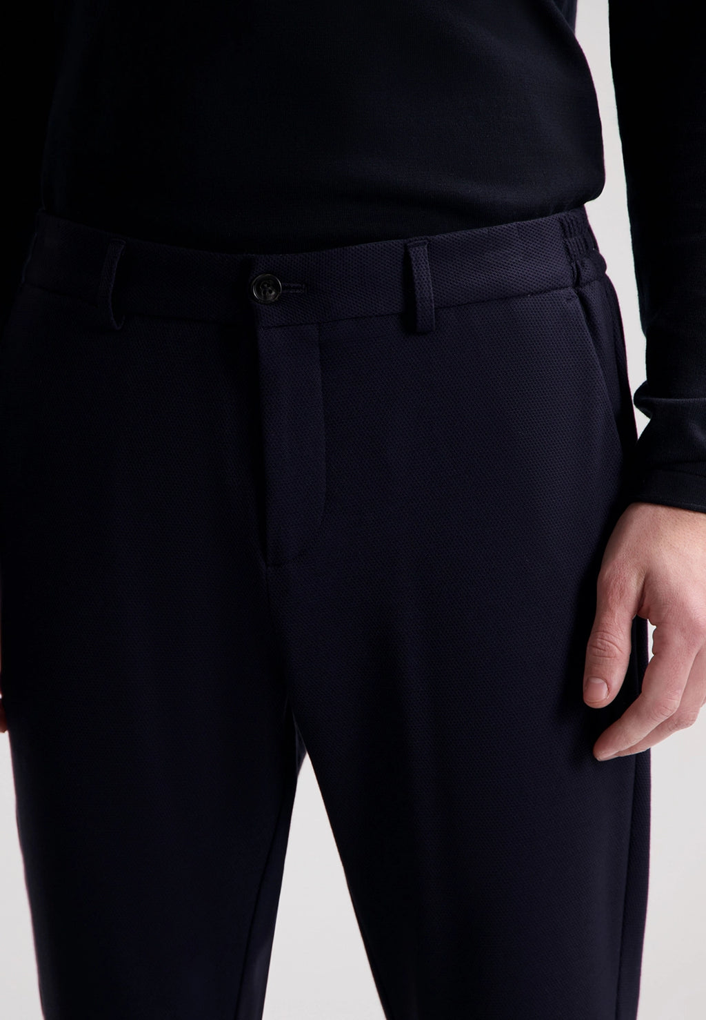 DSTREZZED JORDAN PIQUE STRETCH TEXTURED TROUSER 501823