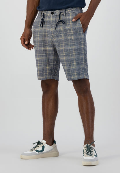 DSTREZZED FANCY CHECK BEACH SHORTS 515444