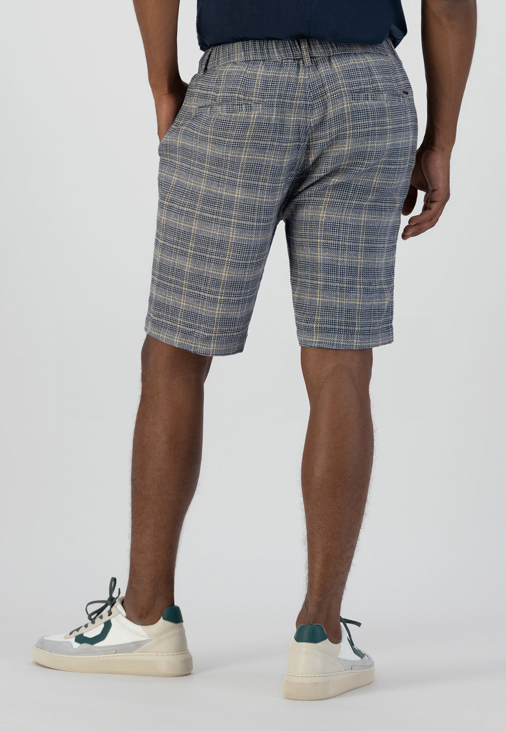 DSTREZZED FANCY CHECK BEACH SHORTS 515444