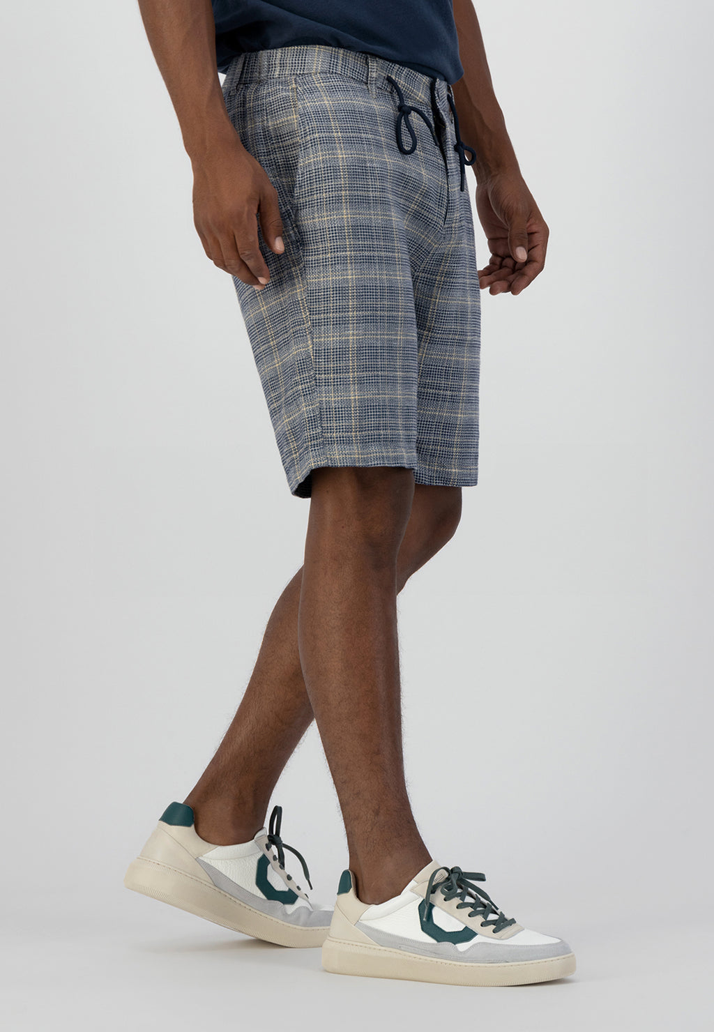 DSTREZZED FANCY CHECK BEACH SHORTS 515444