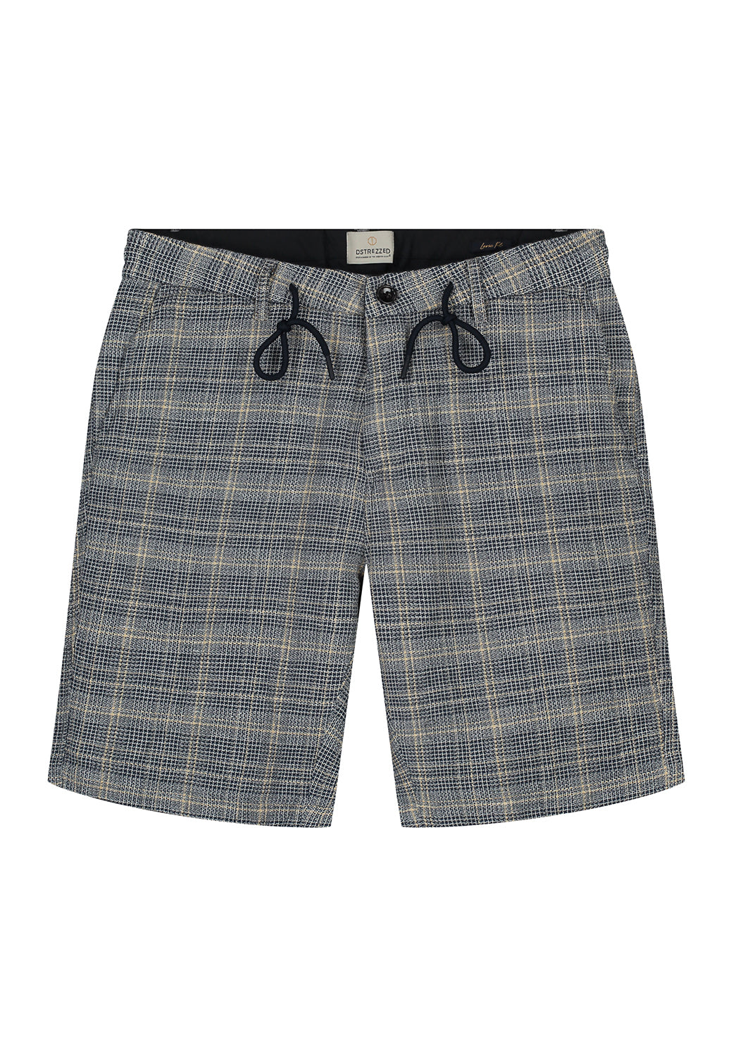 DSTREZZED FANCY CHECK BEACH SHORTS 515444