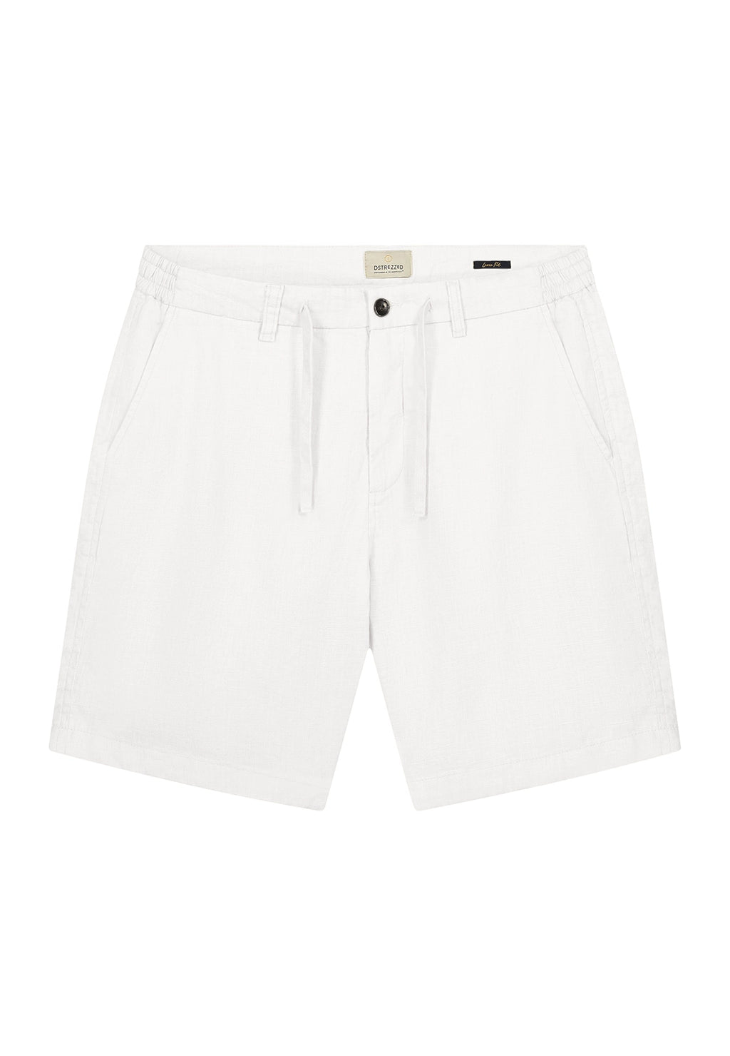 DSTREZZED JAMES PURE LINEN LOOSE FIT BEACH SHORTS 515496