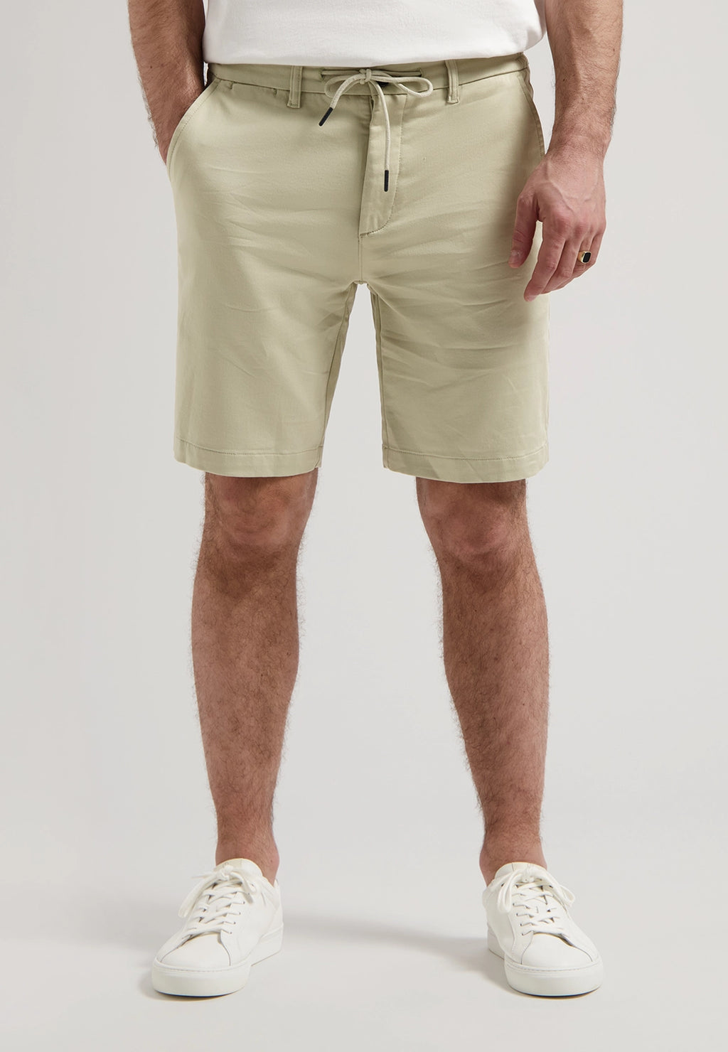 DSTREZZED LANCASTER COMFORT STRETCH COTTON JOGGER SHORTS 515498