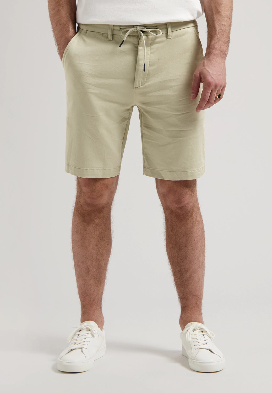 DSTREZZED LANCASTER COMFORT STRETCH COTTON JOGGER SHORTS 515498