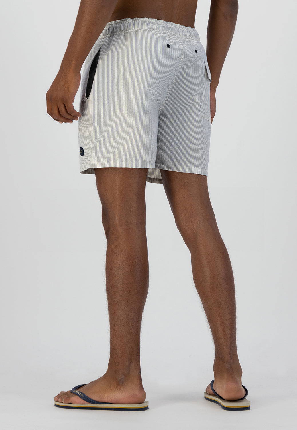 DSTREZZED SEERSUCKER STRIPE SWIMSHORTS 521260