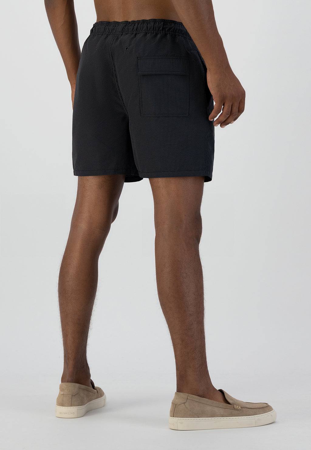 DSTREZZED SEERSUCKER STRIPE SWIMSHORTS 521260