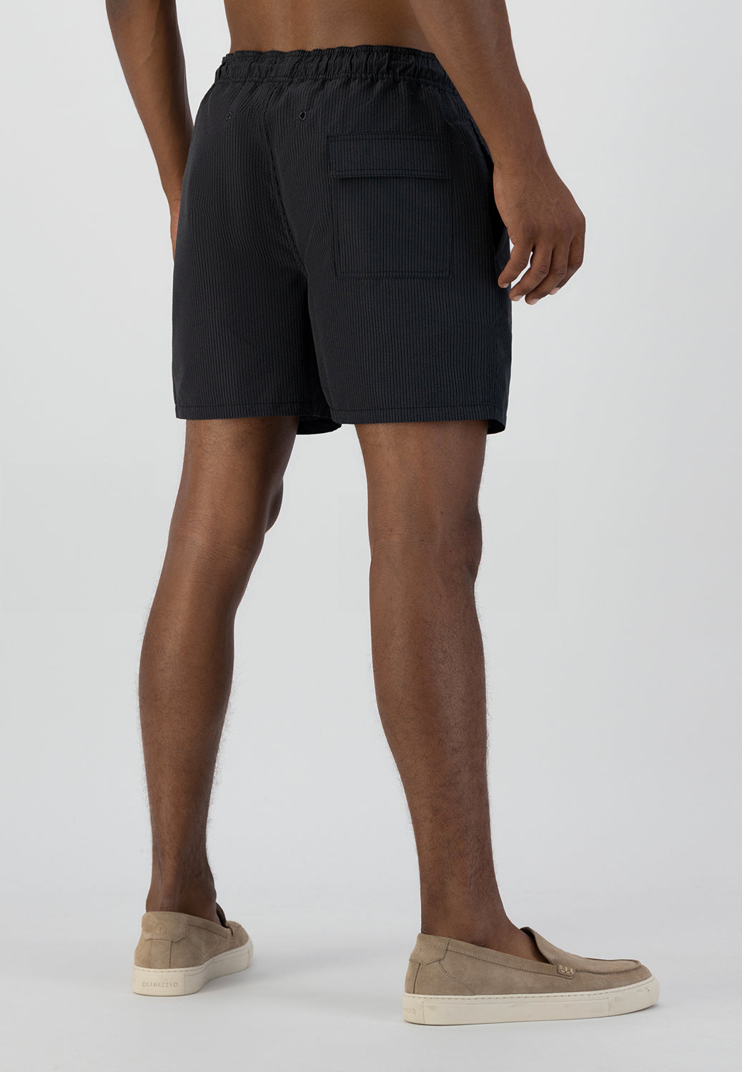 DSTREZZED SEERSUCKER STRIPE SWIMSHORTS 521260