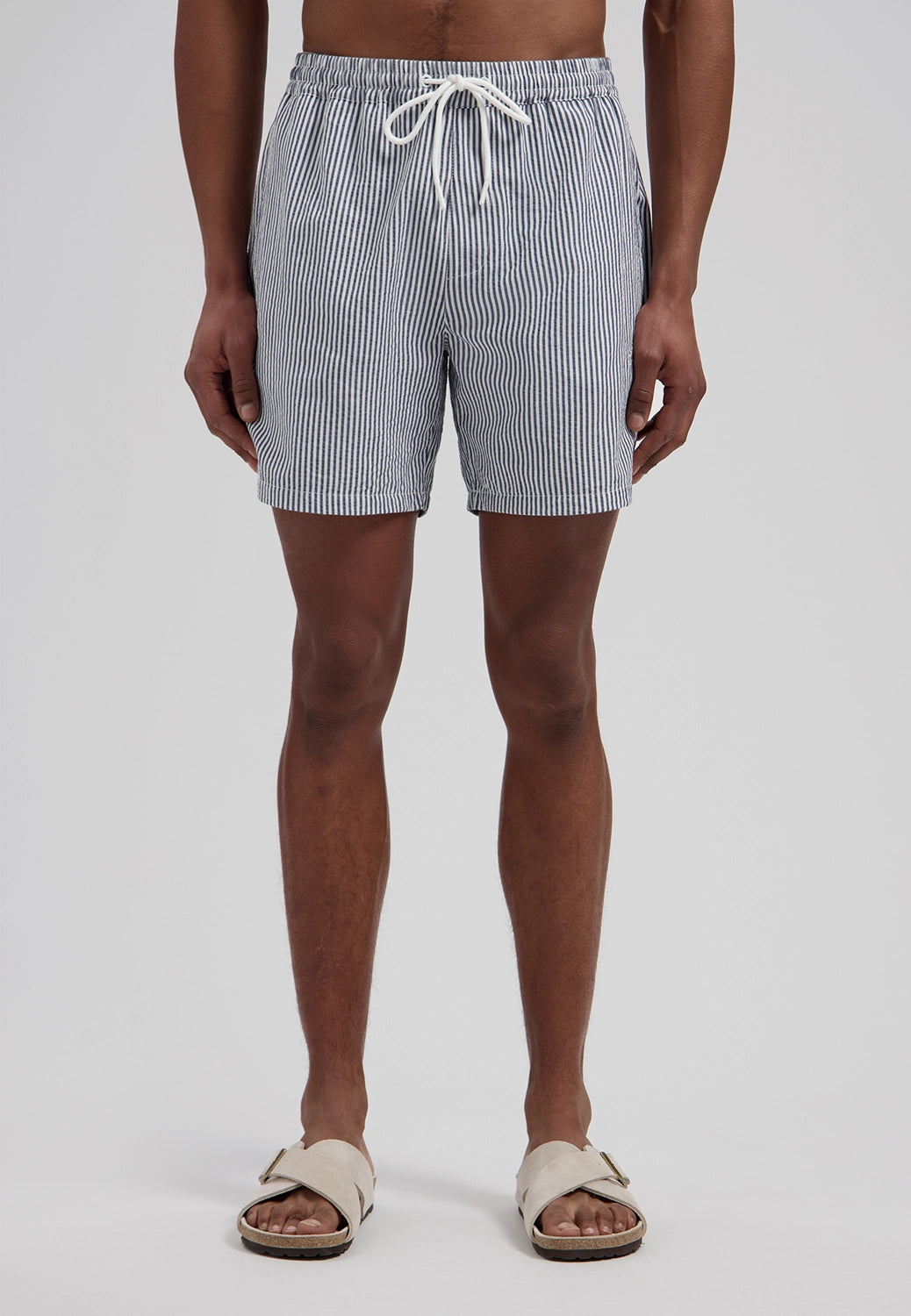 DSTREZZED RIVER STRIPE SWIM SHORTS 522030