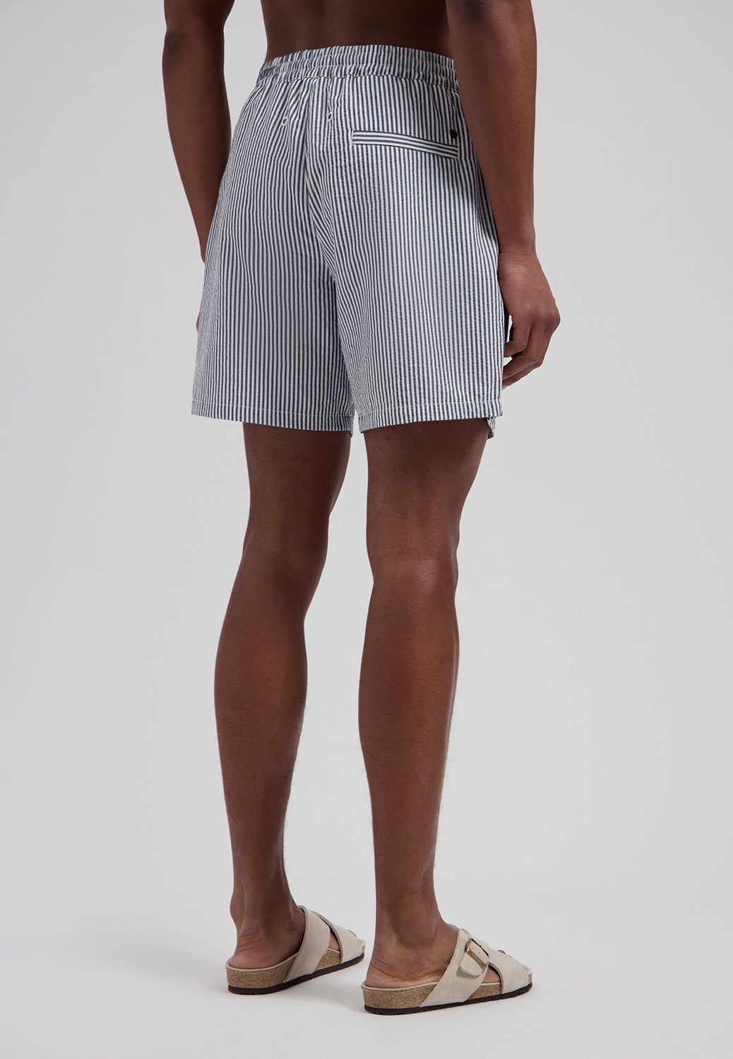 DSTREZZED RIVER STRIPE SWIM SHORTS 522030