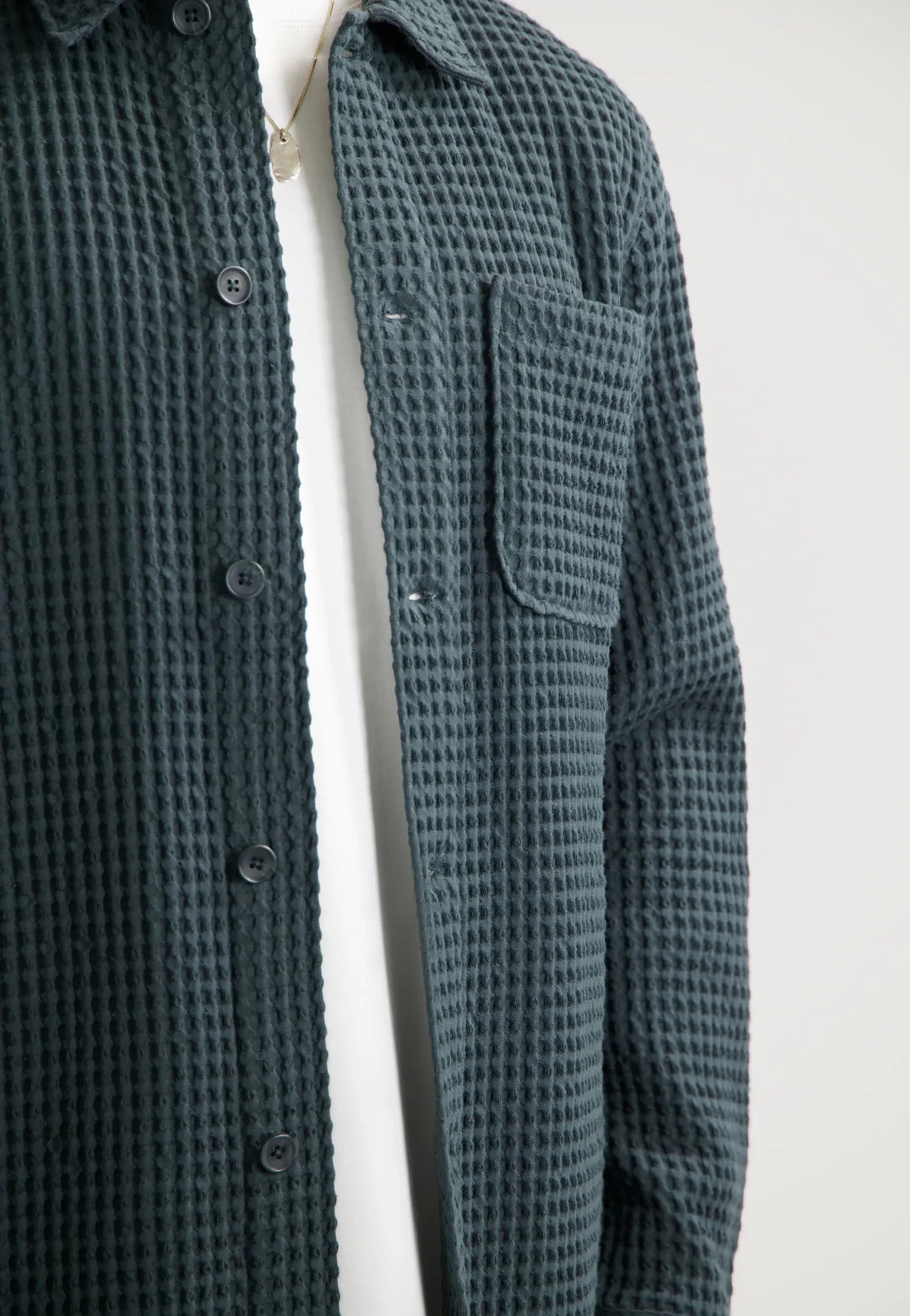 DSTREZZED LINO WAFFLE OVERSHIRT 152008