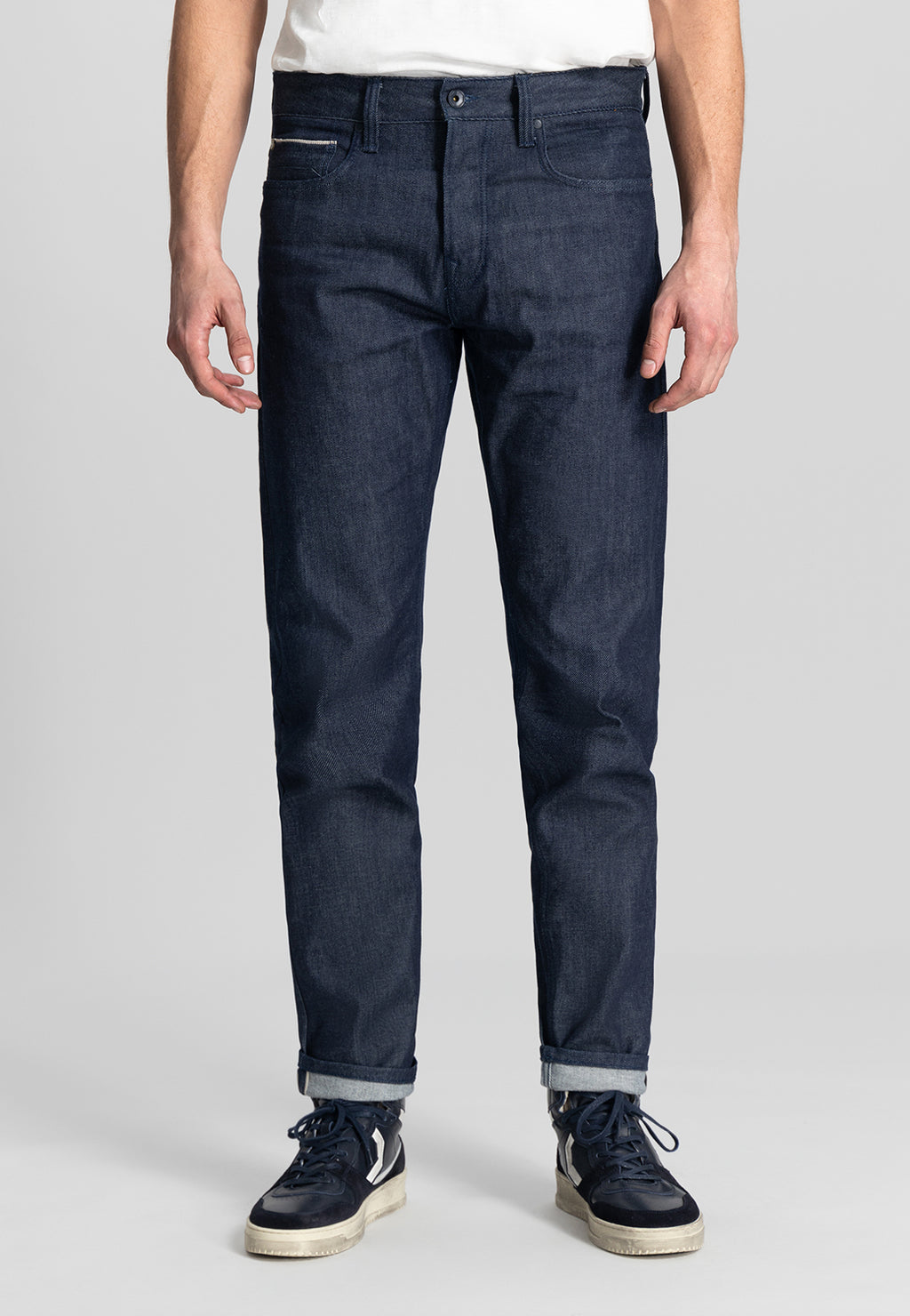 DSTREZZED GENT D RAW LOOSE TAPERED SELVEDGE DENIM JEAN 551264