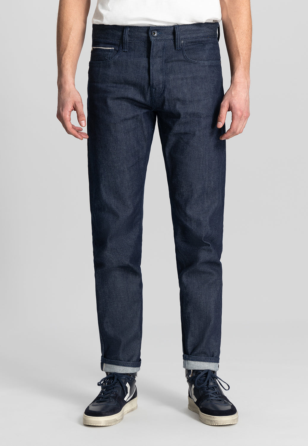 DSTREZZED GENT D RAW LOOSE TAPERED SELVEDGE DENIM JEAN 551264
