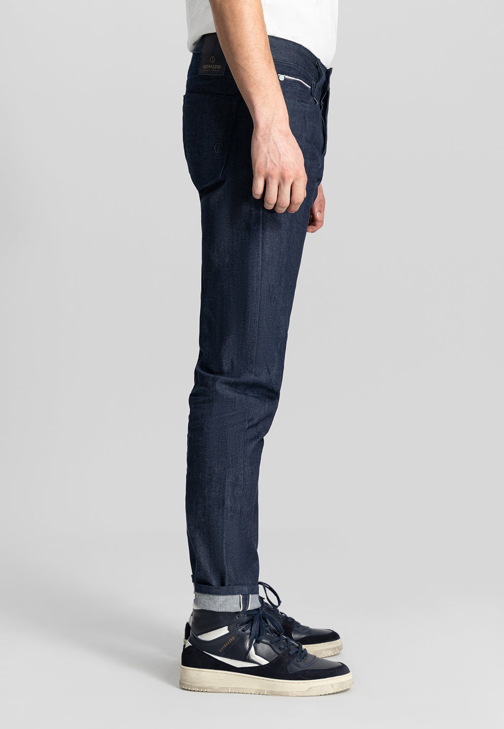 DSTREZZED GENT D RAW LOOSE TAPERED SELVEDGE DENIM JEAN 551264