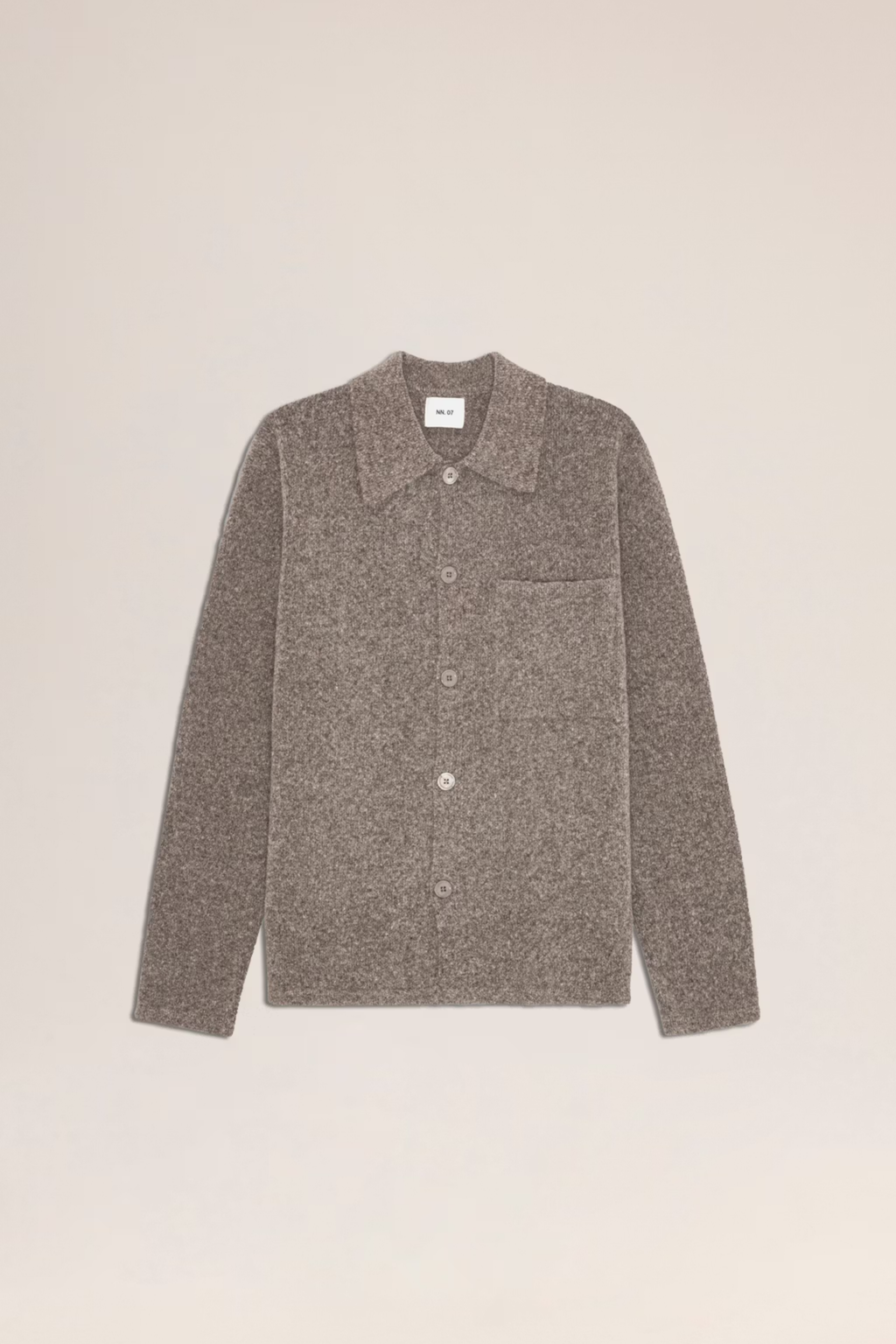NN07 JONAS 6683 100% CERTIFIED BOUCLE WOOL CARDIGAN