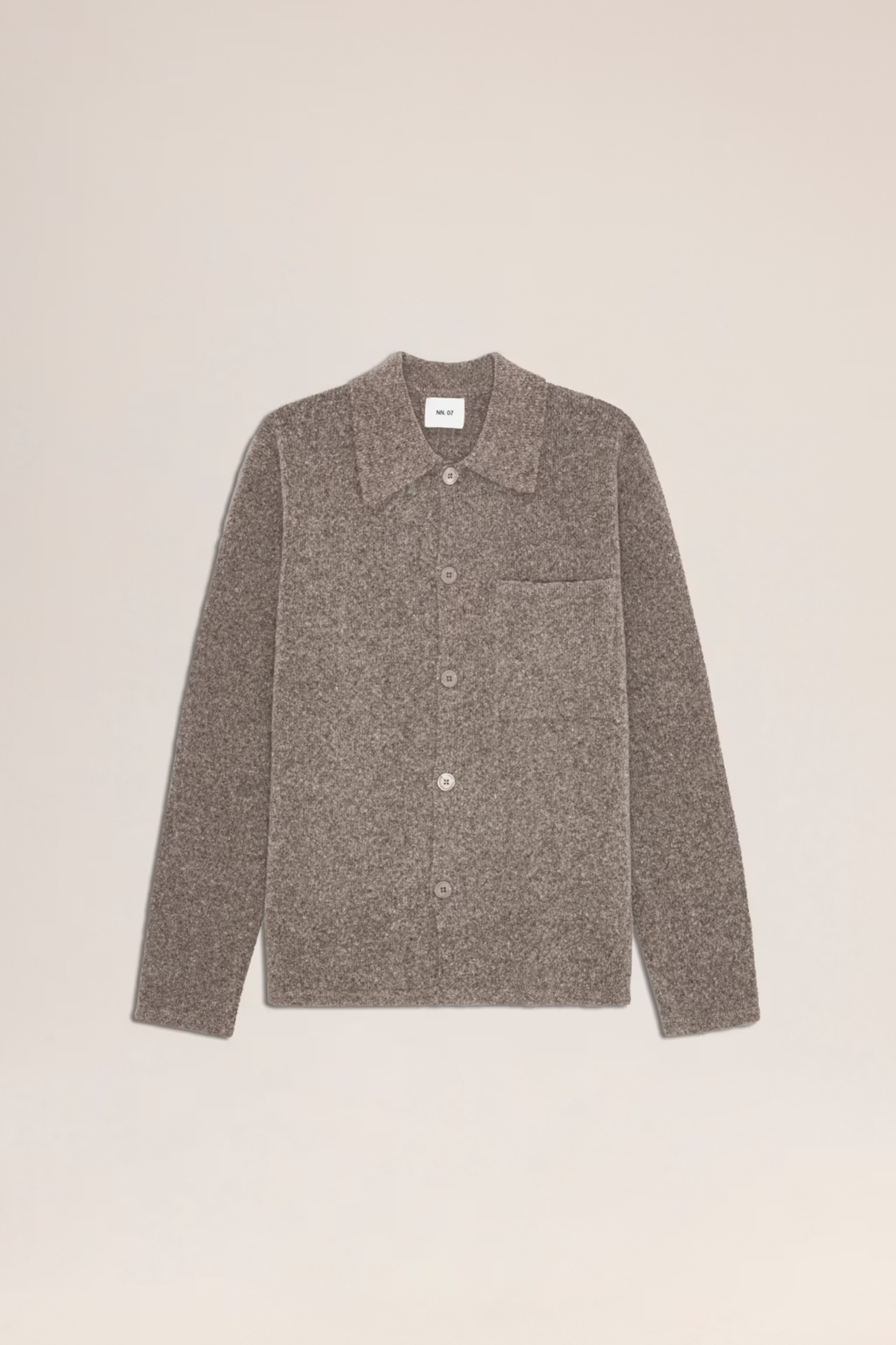 NN07 JONAS 6683 100% CERTIFIED BOUCLE WOOL CARDIGAN