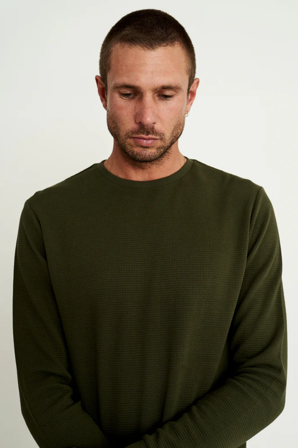 MR SIMPLE SMITH L/S WAFFLE TSHIRT M033212