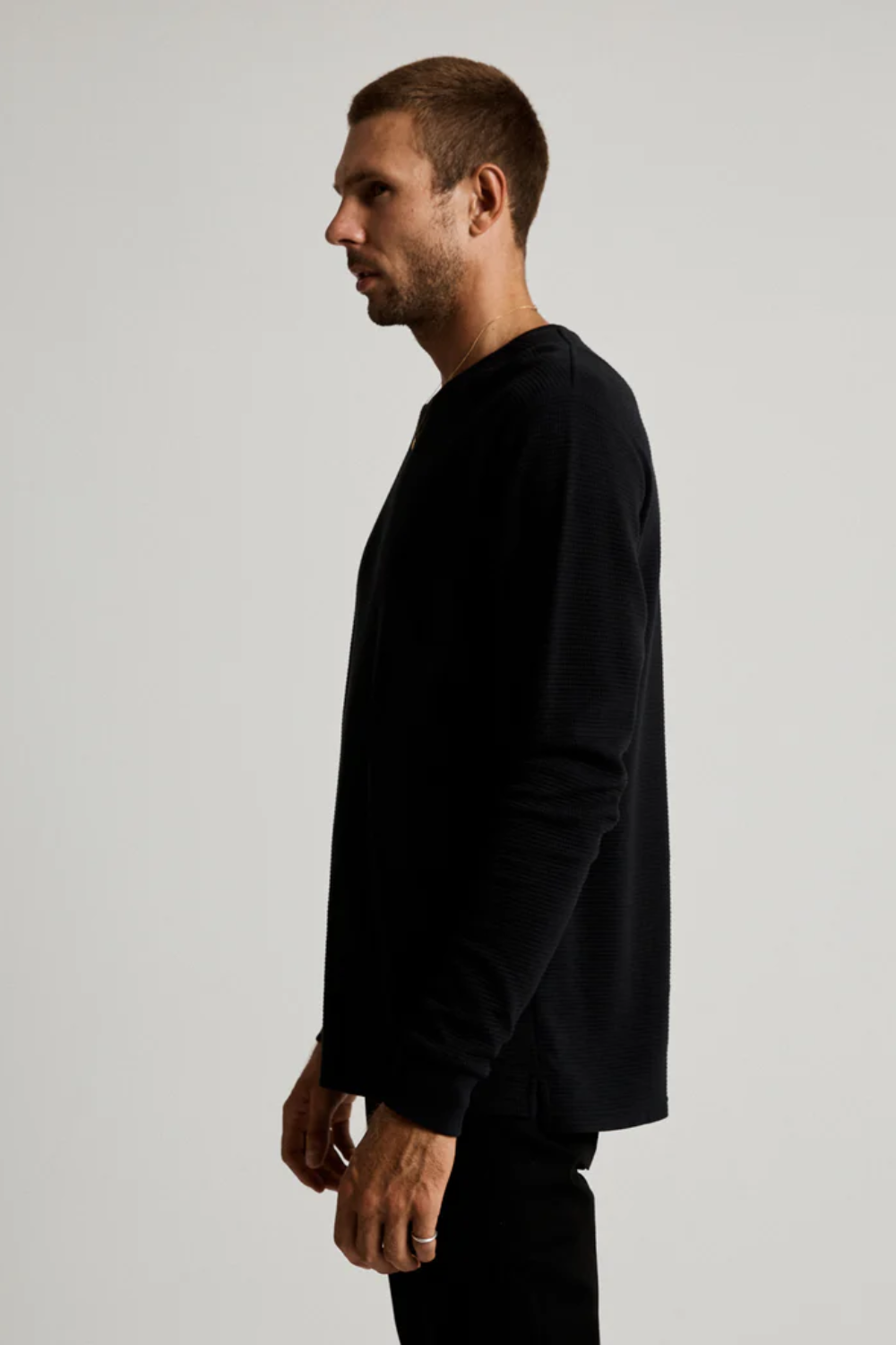 MR SIMPLE SMITH L/S WAFFLE TSHIRT M033211