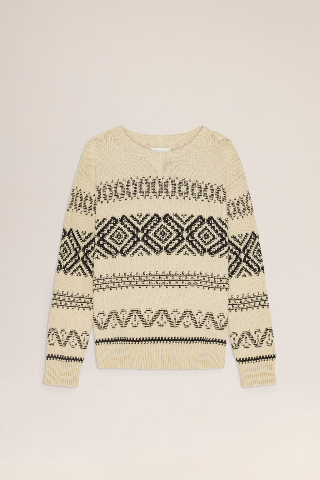 NN07 TODD ORGANIC COTTON JACQUARD CHUNKY KNIT