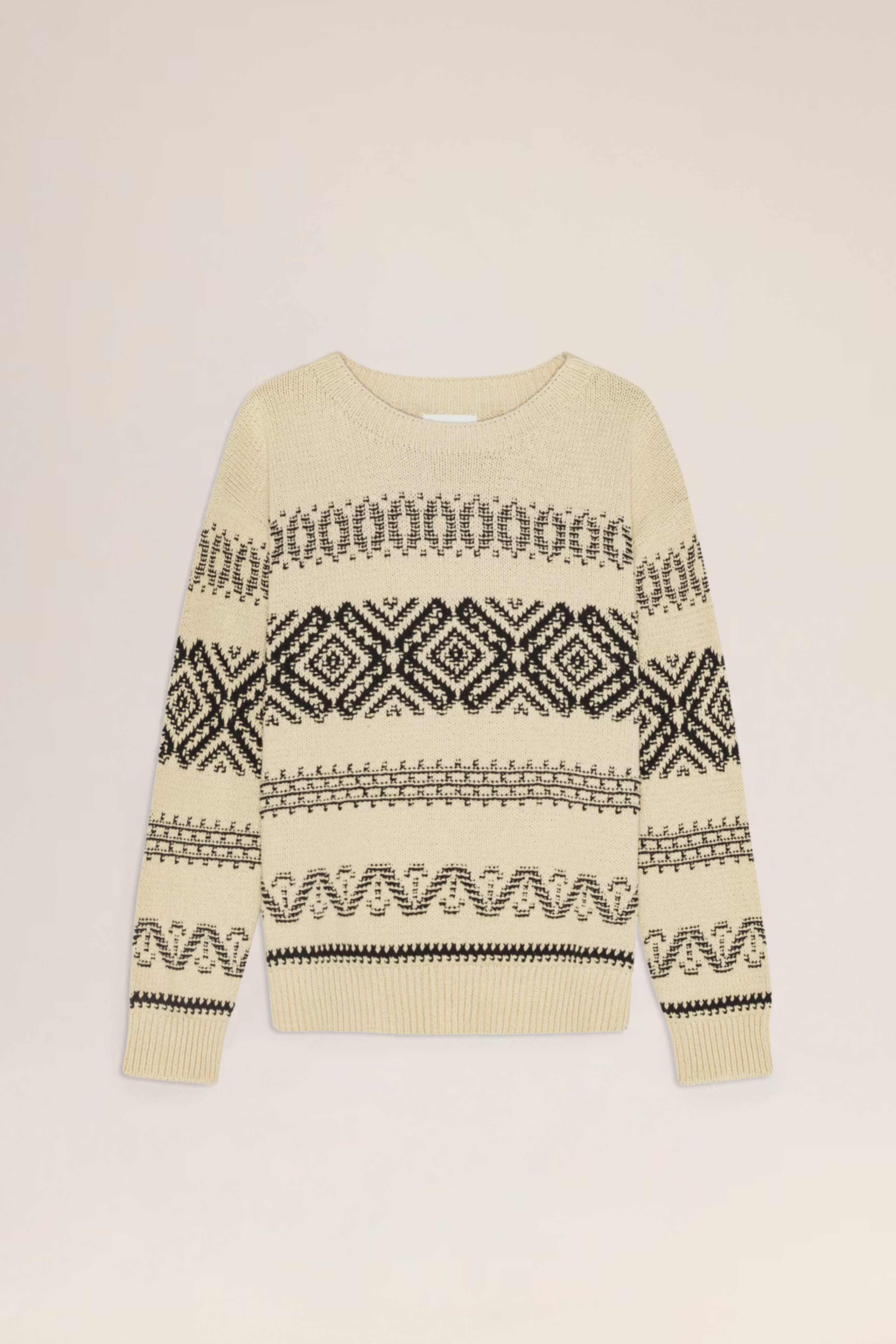 NN07 TODD ORGANIC COTTON JACQUARD CHUNKY KNIT